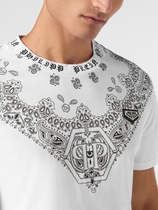 26SS 필립 플레인 반팔 티셔츠 LADCMTK8568PJY002N 01 White - PHILIPP PLEIN