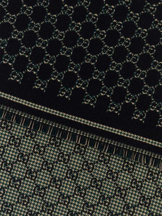 26FW 구찌 울 자카드 스카프 8362644G386 1066 Black - GUCCI