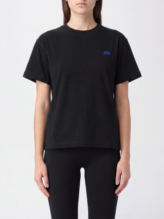 26FW 질샌더 반팔 티셔츠 J02GC0163J45048 001 Black