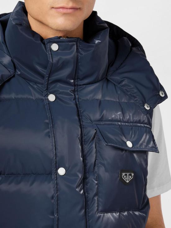 26SS 필립 플레인 패딩 조끼 LADCMRC0218PNY002N 14 Blue - PHILIPP PLEIN