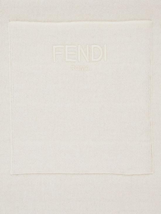 26FW [키즈] 펜디 스카프 JUQ020AO29 F0UQ1 White - FENDI