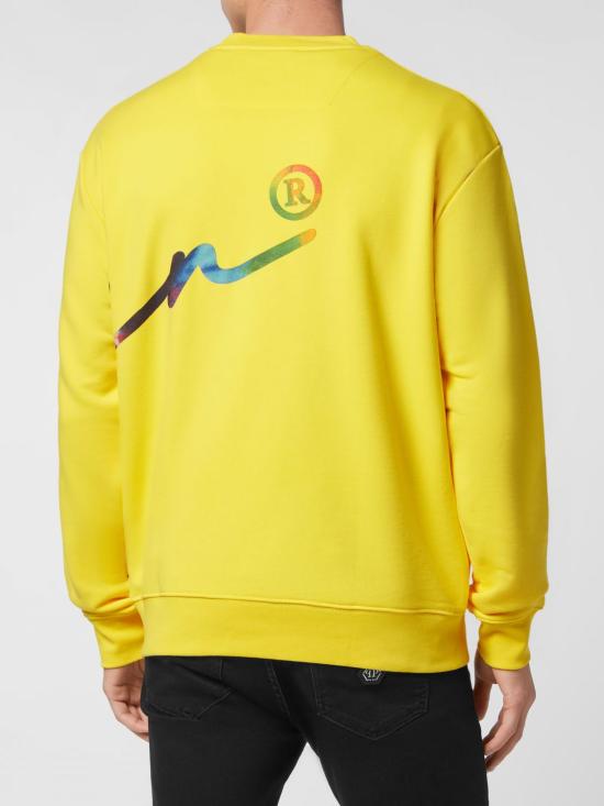 26SS 필립 플레인 긴팔 티셔츠 UABCUJO0011PJO002N 09 Yellow - PHILIPP PLEIN