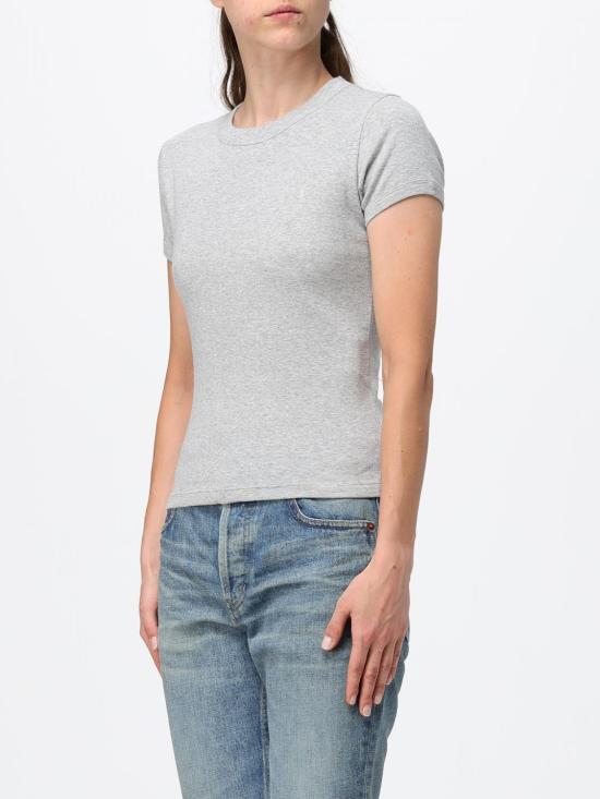 26FW 생로랑 반팔 티셔츠 869630Y38BD 1403 Grey - SAINT LAURENT