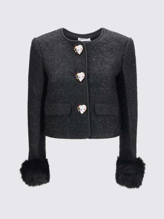 26FW 셀프 포트레이트 자켓 AW26131JB Black - SELF PORTRAIT