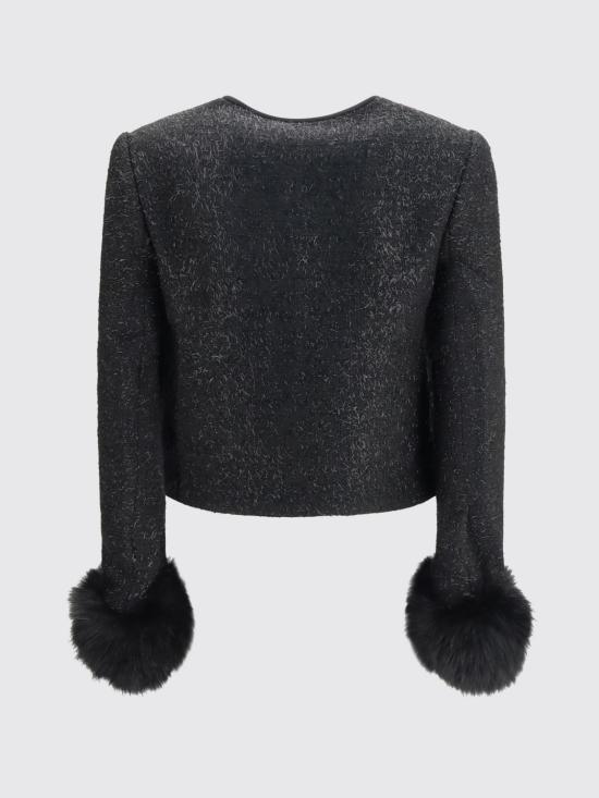 26FW 셀프 포트레이트 자켓 AW26131JB Black - SELF PORTRAIT