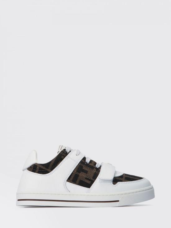 26FW [키즈] 펜디 스니커즈 JMR476AHGY F0C1A White