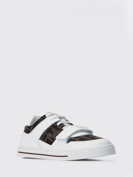26FW [키즈] 펜디 스니커즈 JMR476AHGY F0C1A White - FENDI