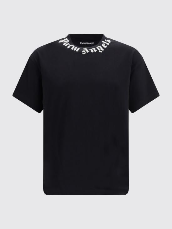 26FW 팜앤젤스 반팔 티셔츠 PAMAA001JR001 1003 Black - PALM ANGELS