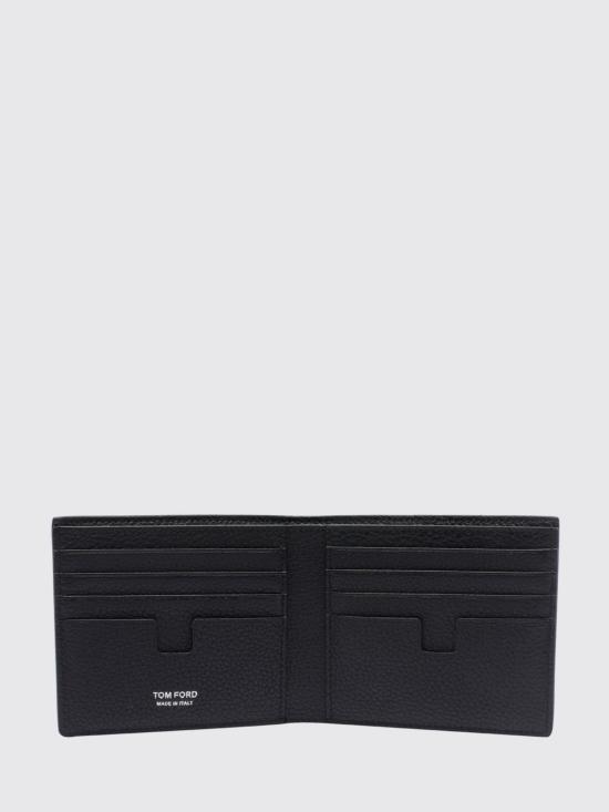 26FW 톰포드 그레인 가죽 클래식 바이폴드 지갑 Y0228LCL158S NAA Black - TOMFORD