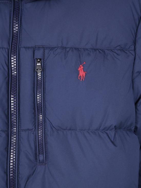 26FW 폴로 랄프로렌 고햄 다운 자켓 710968278 003 Blue - POLO RALPH LAUREN