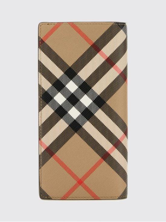 26FW 버버리 체크 장지갑 8091921 Sand - BURBERRY
