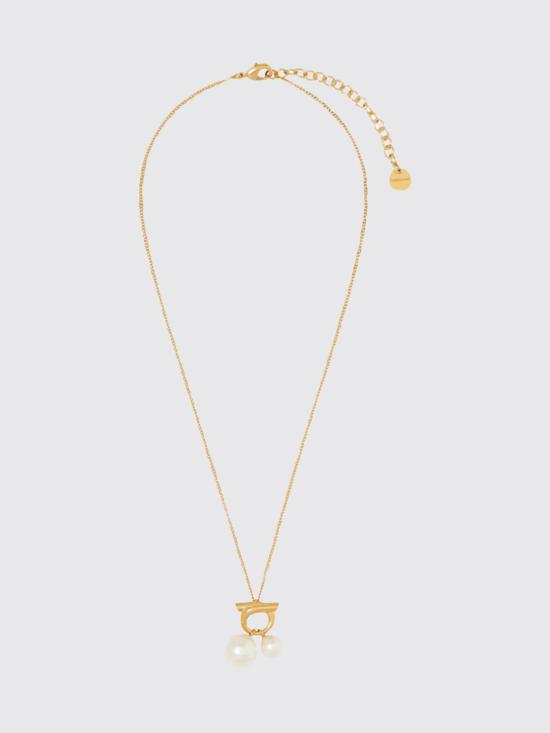 26FW 살바토레 페라가모 목걸이/팬던트 760806 780390 ORO GIOVE WHITE Gold