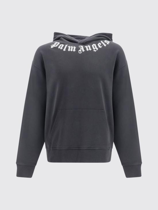 26FW 팜앤젤스 후드 티셔츠 PAMBB003FL001 1003 Black - PALM ANGELS