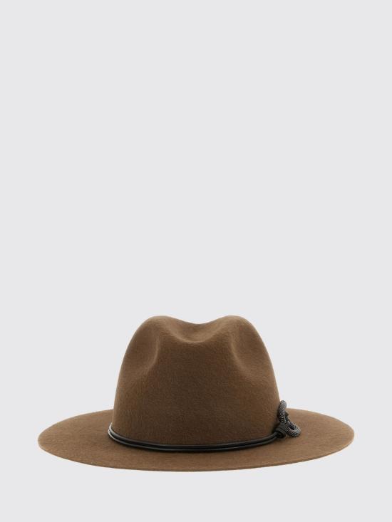 26FW 브루넬로 쿠치넬리 버킷햇 MCAP90233 C2870 Brown