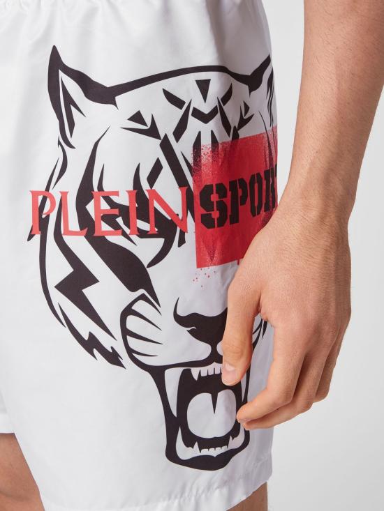 26SS 플레인스포츠 스윔팬츠 SACCMMX0049SXV005N 01 White - PLEIN SPORT