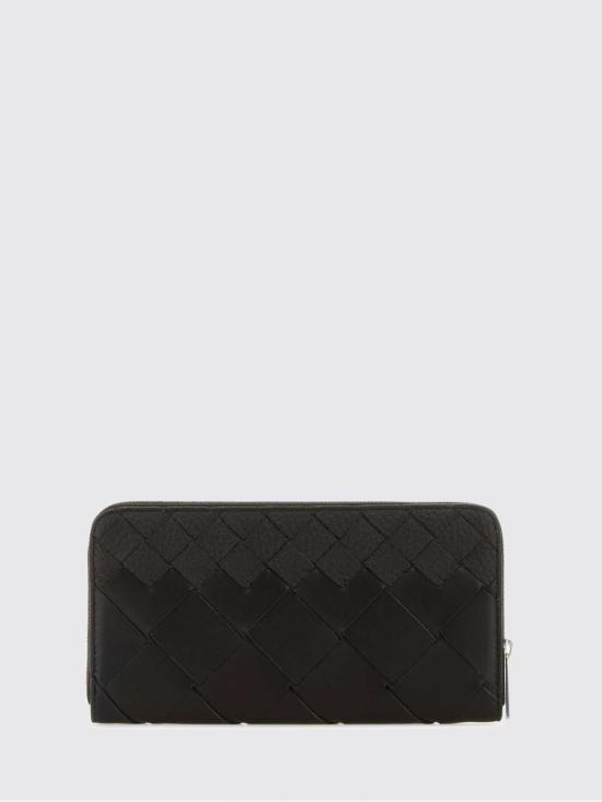 26FW 보테가베네타 인트레치아토 집 어라운드 월렛 814838V5UH1 2145 Silver - BOTTEGA VENETA