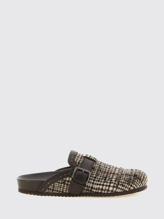 26FW 브루넬로 쿠치넬리 플랫 슈즈 MZ57G3373P C016 Brown