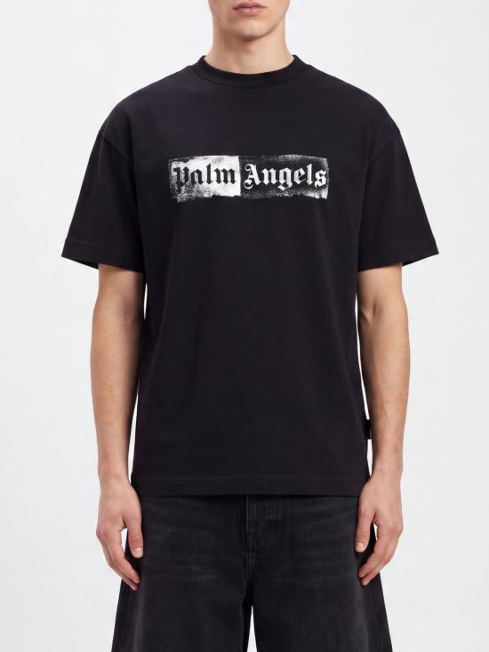 26FW 팜앤젤스 반팔 티셔츠 PAMAA001JR005 1003 Black