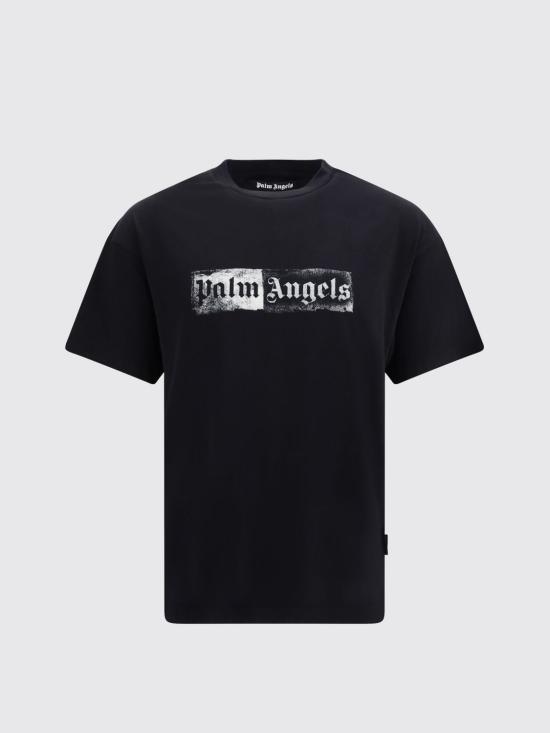 26FW 팜앤젤스 반팔 티셔츠 PAMAA001JR005 1003 Black - PALM ANGELS