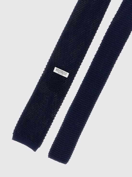 26FW 브루넬로 쿠치넬리 넥타이 MM8880018 C2515 Blue - BRUNELLO CUCINELLI