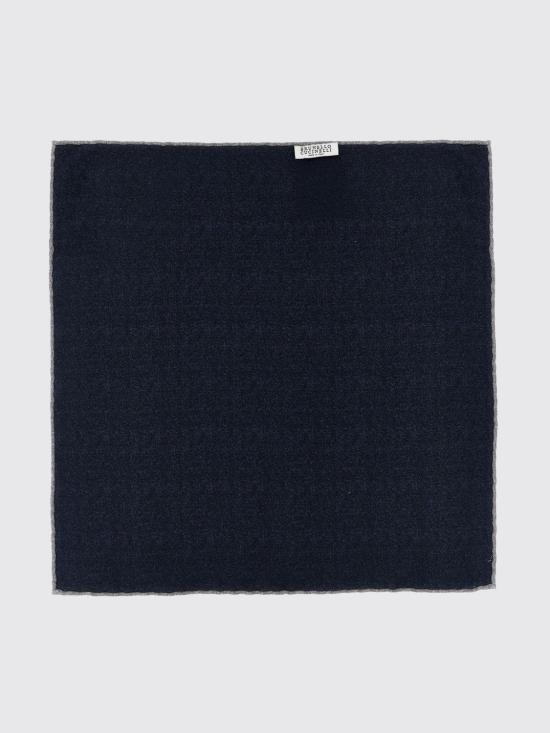 26FW 브루넬로 쿠치넬리 머플러/스카프 MI8960091 C2425 Blue - BRUNELLO CUCINELLI