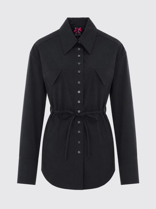 26FW 핑코 셔츠 107510A3KB Z99 Black - PINKO