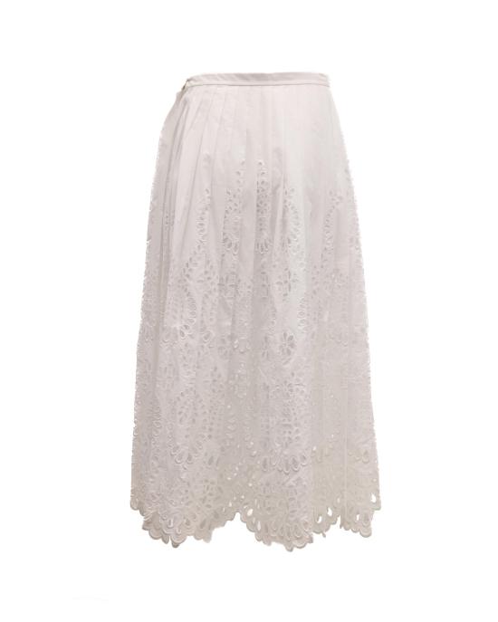  발렌티노 가라바니 스커트 WB3RA7R46HB WHITE - VALENTINO GARAVANI
