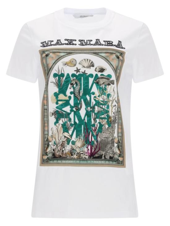 26SS 막스마라 스파디노 코튼 티셔츠 2611941062600 153019 White
