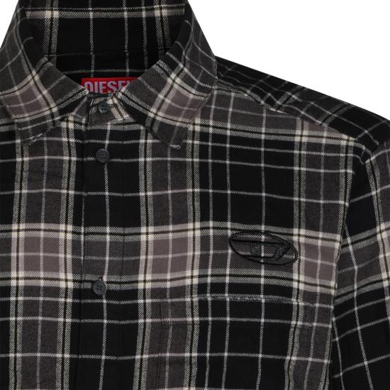 26FW 디젤 긴팔 셔츠 A234010HNBI9XXA Black - DIESEL