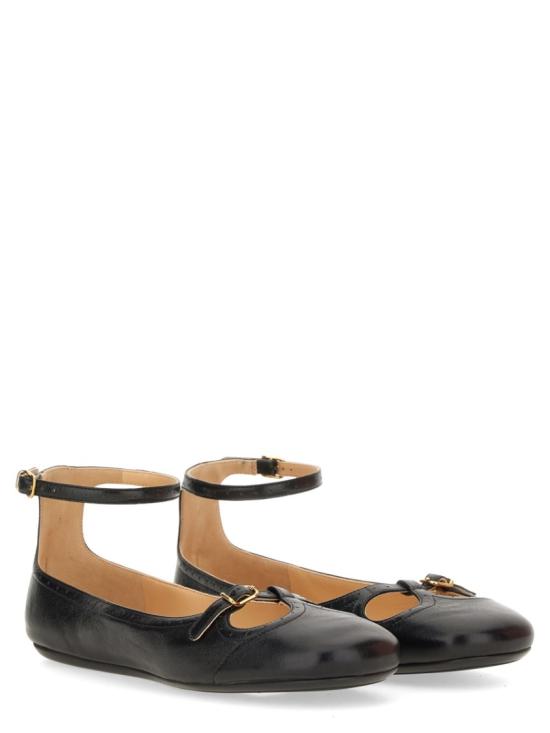 25FW 끌로에 플랫 슈즈 25W13XUN 001 Black - CHLOE