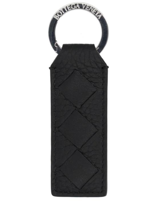  보테가베네타 인트레치아토 탭 키링 800553 V63U08803 Black