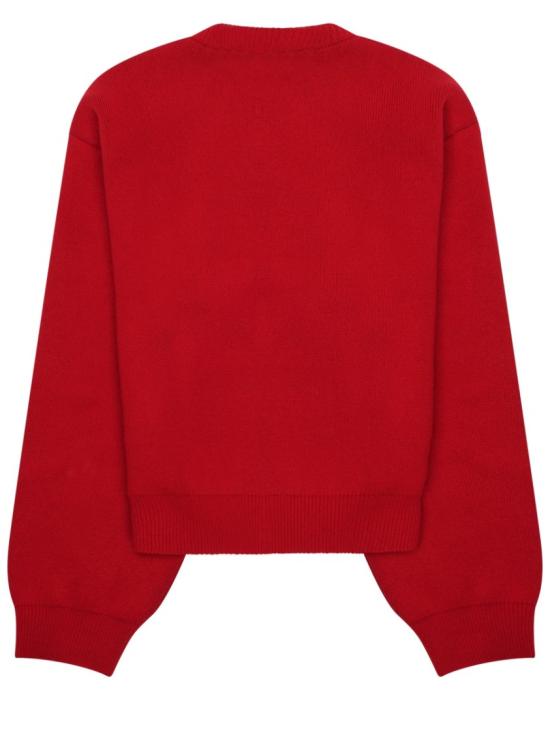  셀린느 캐시미어 크루넥 스웨터 RY0M40X73 27BK Red - CELINE