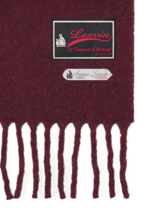 26FW 랑방 머플러/스카프 AW SAPSC5 WSET A26391 Burgundy - LANVIN