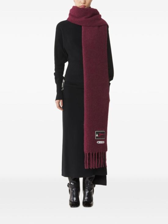 26FW 랑방 머플러/스카프 AW SAPSC5 WSET A26391 Burgundy - LANVIN