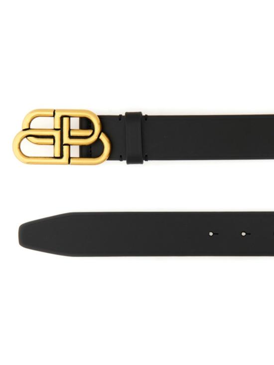  발렌시아가 BB 라지 레더 벨트 570370 1CH041000 Black - BALENCIAGA