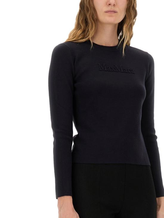 25FW 막스마라 TICINO 티치노 비스코스 스웨터 2521366029600 107004 Black - MAX MARA