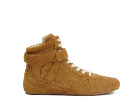 26FW 이자벨마랑 세니 하이 스웨이드 레더 스니커즈 BK0092FAD1E01S 50CO COGNAC