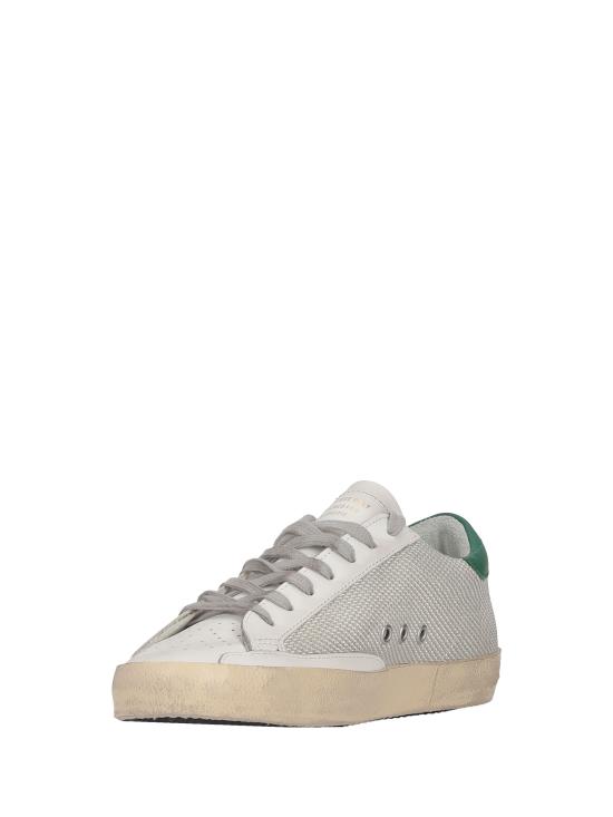 26FW 골든구스 슈퍼스타 스니커즈 GMF00101F002686 70215 LIGHT SILVER WHITE BASALTO GREY GREEN - GOLDEN GOOSE