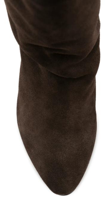 26FW 이자벨마랑 달비 드레이프 스웨이드 카프스킨 레더 부츠 BO0188FBC1A20S 50CL CHOCOLATE - ISABEL MARANT