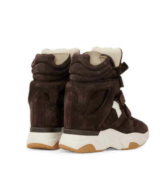 26FW 이자벨마랑 발스키 스웨이드 웨지 스니커즈 발스키 스웨이드 웨지 스니커즈 BK0009FAB4E10S CLMW - ISABEL MARANT