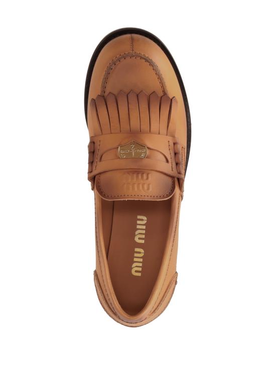 26FW 미우미우 버클 스웨이드 로퍼 5D747EF0205OD F0054 CUOIO - MIU MIU
