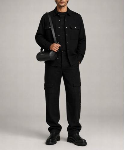 26FW 릭 오웬스 셔츠 RU02F4729WMT 09 BLACK - RICK OWENS