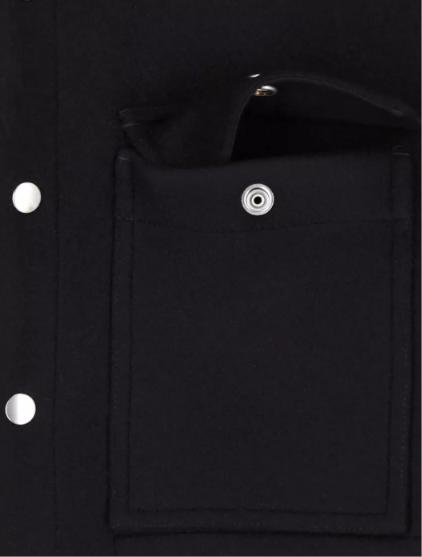 26FW 릭 오웬스 셔츠 RU02F4729WMT 09 BLACK - RICK OWENS