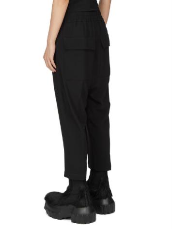 26FW 릭 오웬스 스트레이트 팬츠 RP02F5303HY 09 BLACK - RICK OWENS