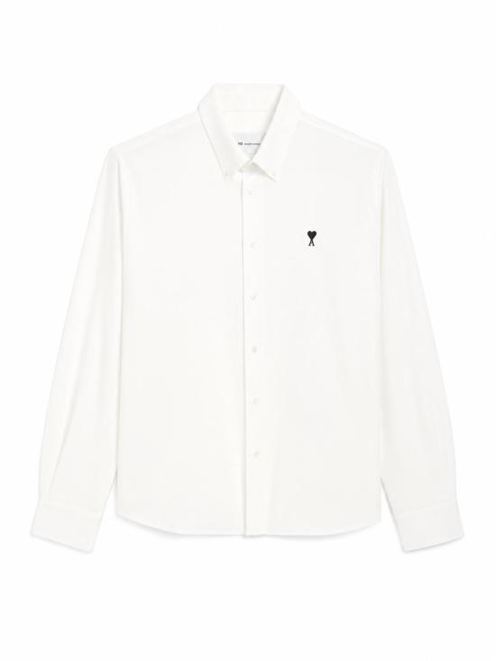 26FW 아미 긴팔 셔츠 USH878CO0031 168 BLANC NATUREL