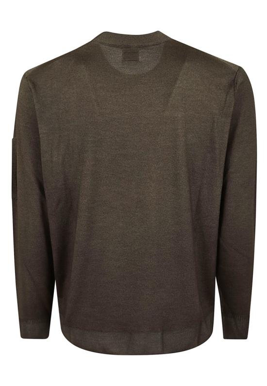 26FW 씨피 컴퍼니 니트웨어 21CMKN046A 003247S Brown - C.P. COMPANY