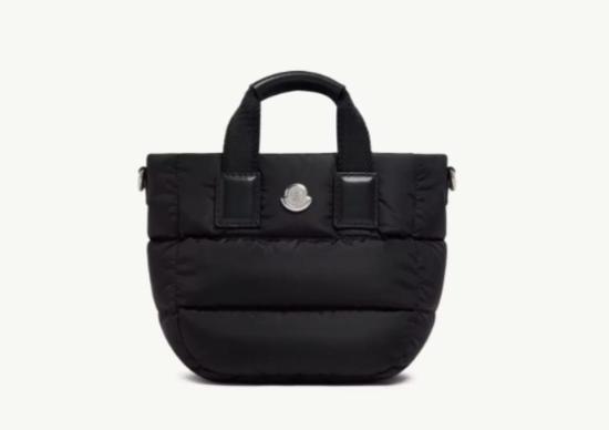 26FW 몽클레어 카라독 퀼팅 미니 토트백 L209B5L00004M6275 999 BLACK