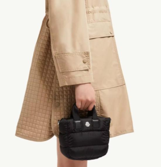 26FW 몽클레어 카라독 퀼팅 미니 토트백 L209B5L00004M6275 999 BLACK - MONCLER