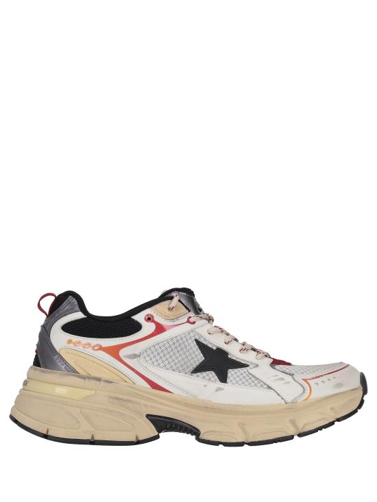 26FW 골든구스 스니커즈 GMF00724F008465 12485 WHITE DARK GREY YELLOW RED