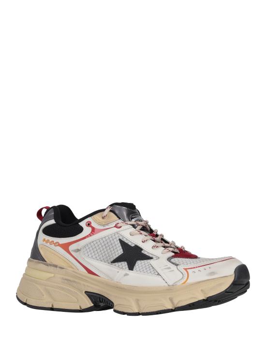 26FW 골든구스 스니커즈 GMF00724F008465 12485 WHITE DARK GREY YELLOW RED - GOLDEN GOOSE